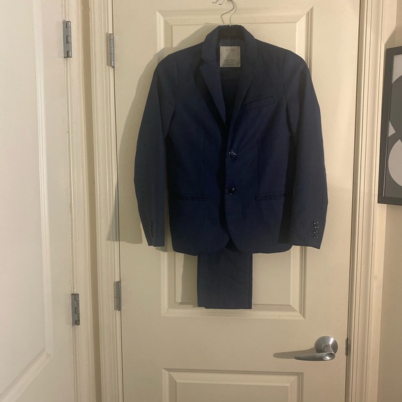 ZARA BOYS TAILORED FIT SUIT SET  SIZE 11/12 NAVY BLUE - Picture 6 of 11